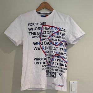 BMW Motorsport White Graphic Men's Shirt.